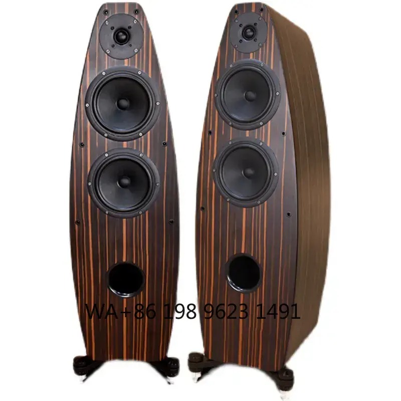 Tweeter - 木製フロアスタンディングスピーカー ホーンツイーター搭載 150-500W パッシブHiFiタワー型スピーカー 家庭用PAシステム向け