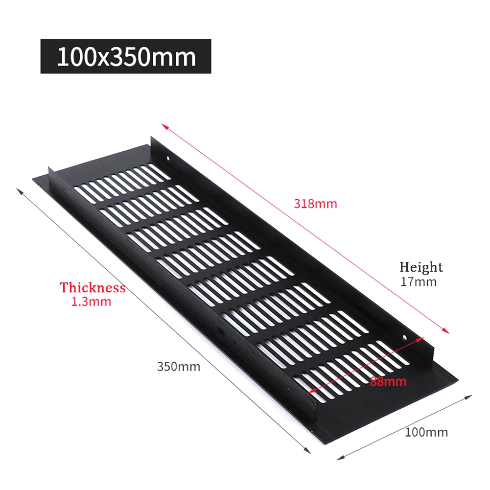 Ventilation Grille Aluminum - 換気グリル,換気グリル,アルミニウム合金ダクト,さまざまなサイズのアクセサリ,100mm, 150-400mm