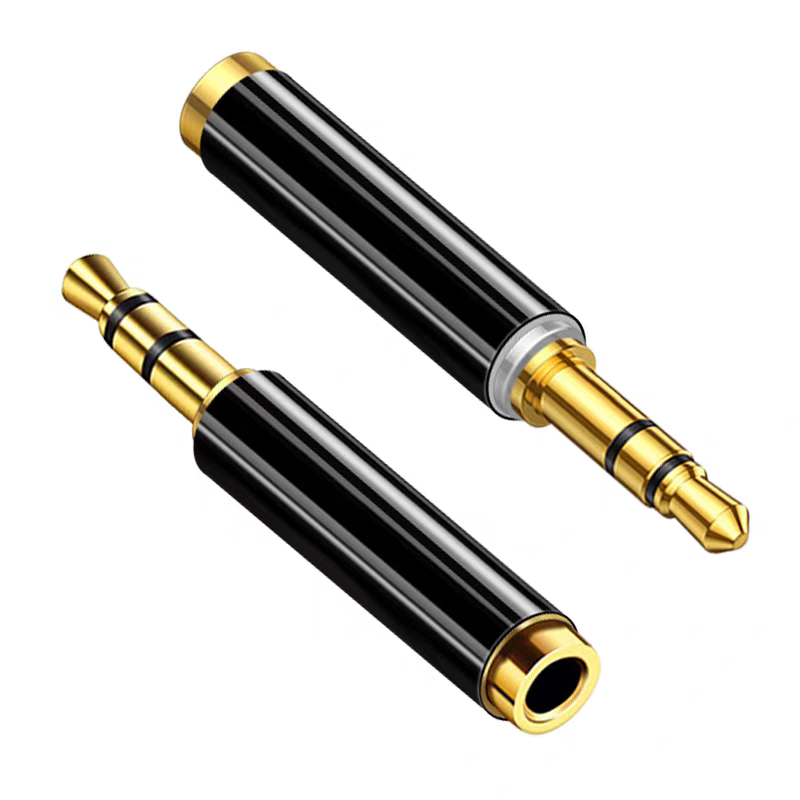 Trs Cable - 金メッキ3.5mm 3極TRSオスプラグから3.5mmジャック4極TRRSメスステレオオーディオコネクターマイク延長ケーブルコンバーター