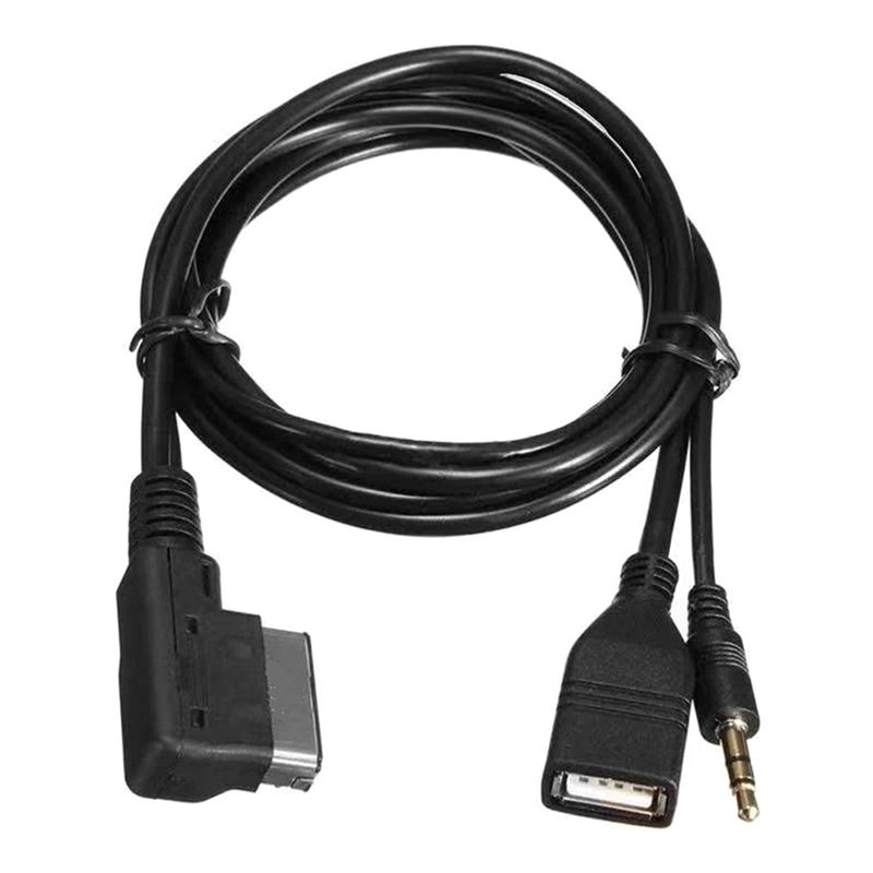 Mdi Cable - 耐久性のあるカーオーディオケーブル USBカーコンバージョンケーブル A1 A3 A4L A5