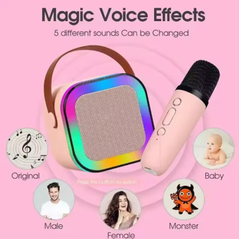 Microphone Capsule - K12カラオケマシン ポータブルBluetooth 5.0 PAスピーカーシステム 1-2本のワイヤレスマイク付き 家庭用