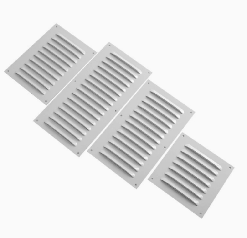 Ventilation Grille Aluminum - アルミ合金エアベントグリル加熱冷却ベントプレート排気口換気カバー 100/150/200/250/300