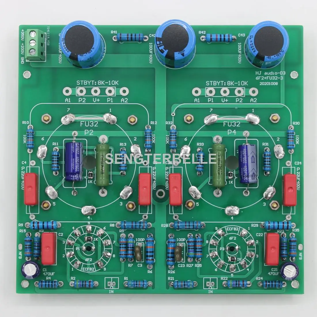 Hifi Amplifier Board - HiFi FU32+ 6F2 ステレオ真空管アンプボード PP プッシュプルパワーアンプキット