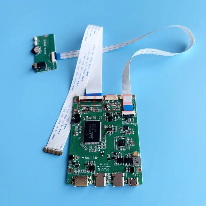Mdi Cable - ラップトップ用コントローラードライバーボード,mini-hdmi,1920x1080, 15.6インチ,edp,30ピンキット,タイプc,マイクロUSB,ラップトップディスプレイ,lp156wf6,lp156wf9,lp156wfb