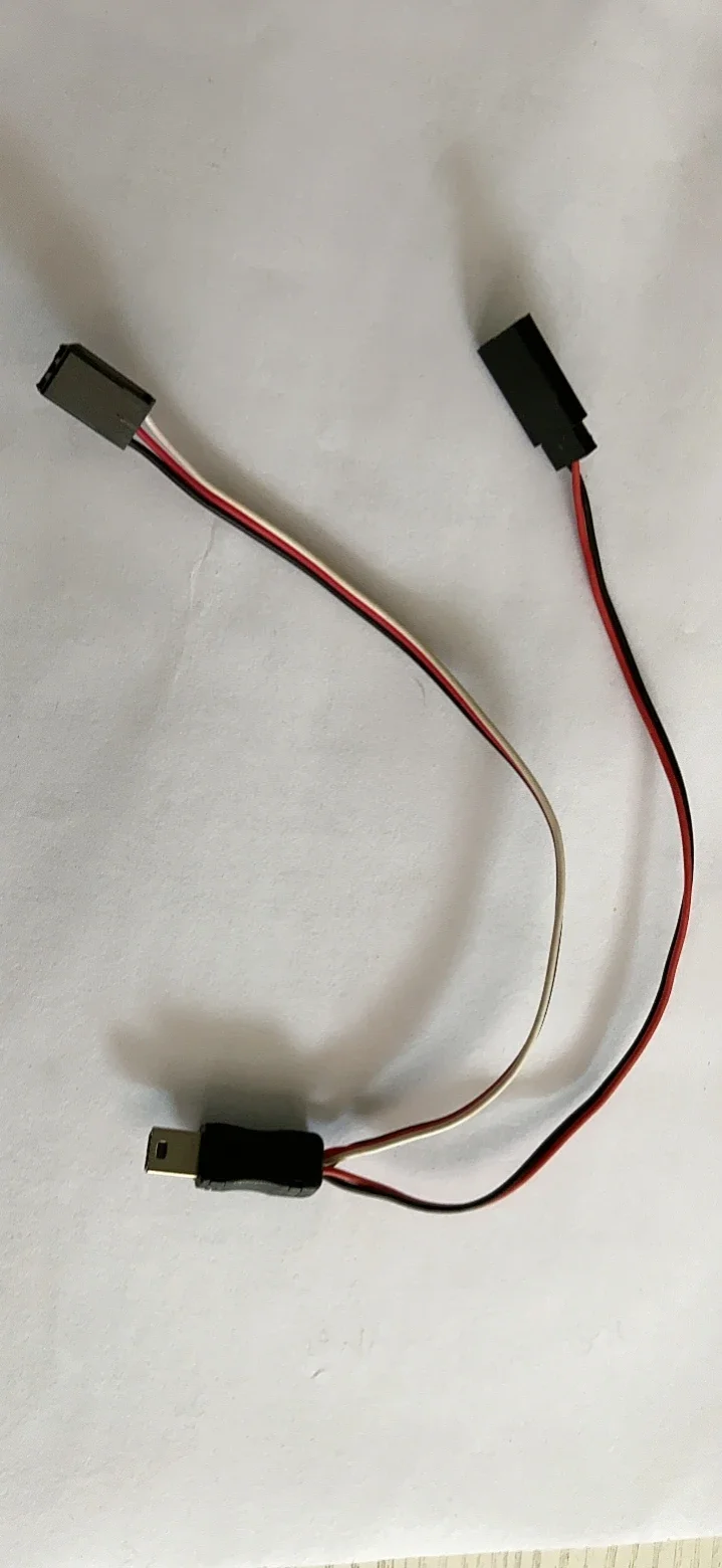 Rca Cable - FPV AVミニUSB出力ケーブル電源（JR Futabaサーボ）ワイヤーアダプター GoPro Hero、runcam 2、スポーツカメラ、RCカー、ジンバル、VTX用