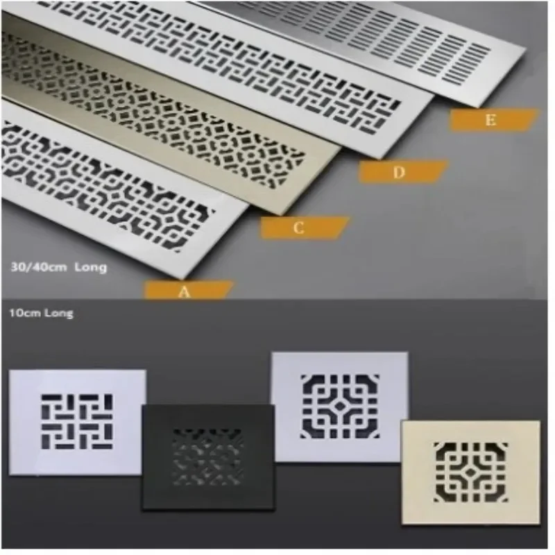 Ventilation Grille Aluminum - 高品質の長方形のアルミニウム製エアコンカバー,クローゼット,食器棚用の換気グリル