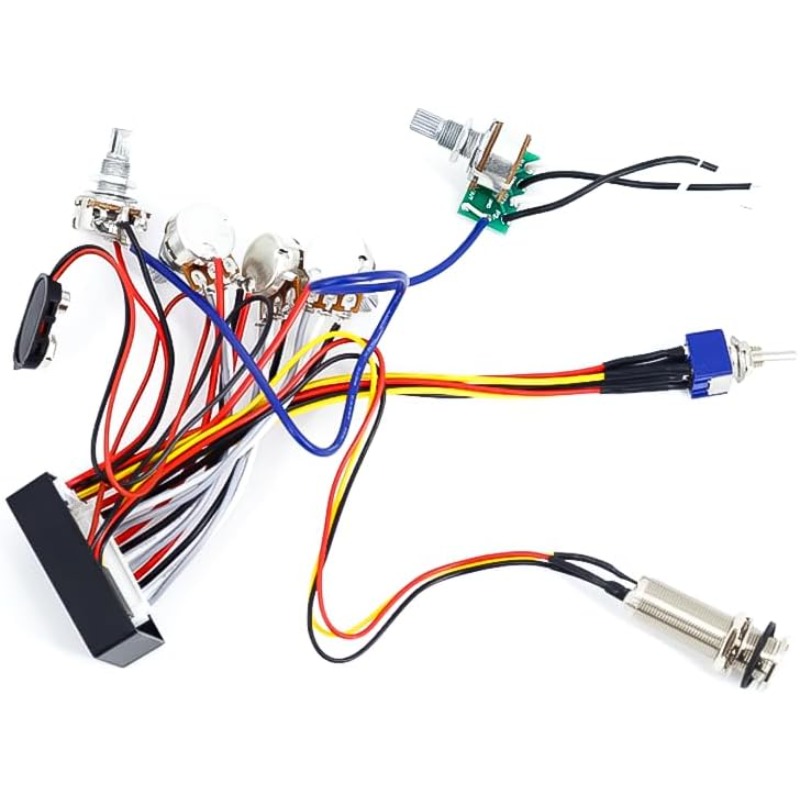 Passive Preamp - XSXS製、電気ベースギター用、3バンドのアクティブ＆パッシブEQキット。ボリュームとトーンコントロール、および出力ジャックを備えたプリアンプ回路。