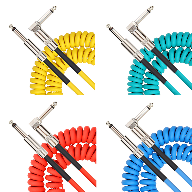 Trs Cable - 6.5mmオーディオケーブル TRS 1/4インチ 6.35mmオーディオケーブル エレキギター/ベース用 5m