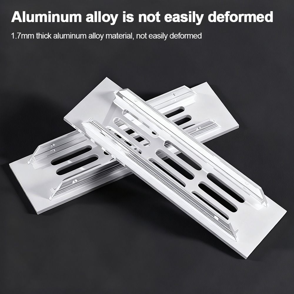 Ventilation Grille Aluminum - アルミニウム合金製キャビネット換気口カバー、長方形、幅30mm、通気口グリル、通気性メッシュ、換気グリル