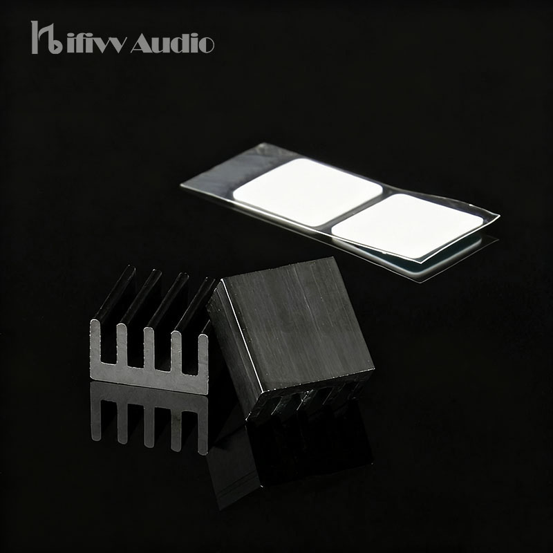 Heatsink Aluminum - 5個入り アルミ製ラジエーター オペアンプ用 TO-302 TO-39 TO-99