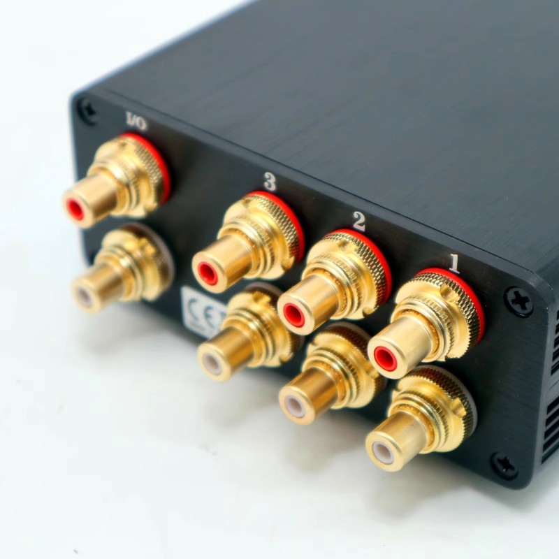 Passive Preamp - Tiancoolkei-hifi-cmcオーディオ信号入力スイッチャー、パッシブrcaオーディオ、入力セレクター、3チャンネル、2チャンネル、3選択1出力、ハイエンド
