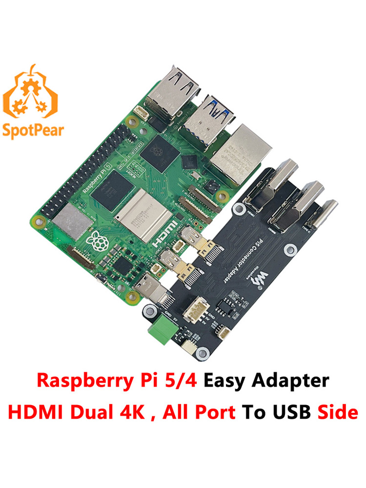 Mdi Cable - Raspberry Pi 5/4B 簡単アダプター Micro HDMI