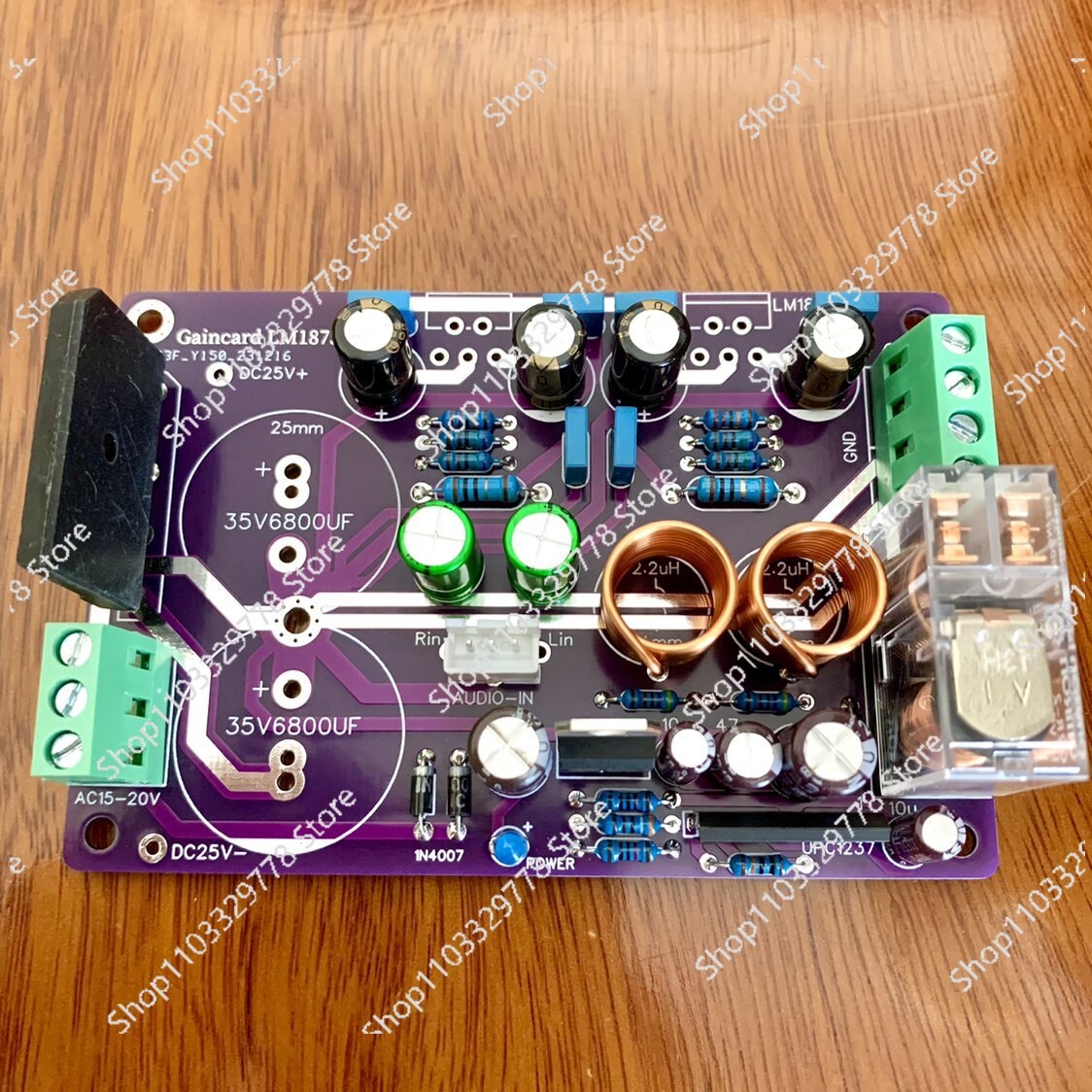 Hifi Amplifier Board - 新しい改良版GCバージョンフィーバーパワーアンプボード2.0チャンネルステレオDIYパーツハイファイ耐久性のあるリスニング用