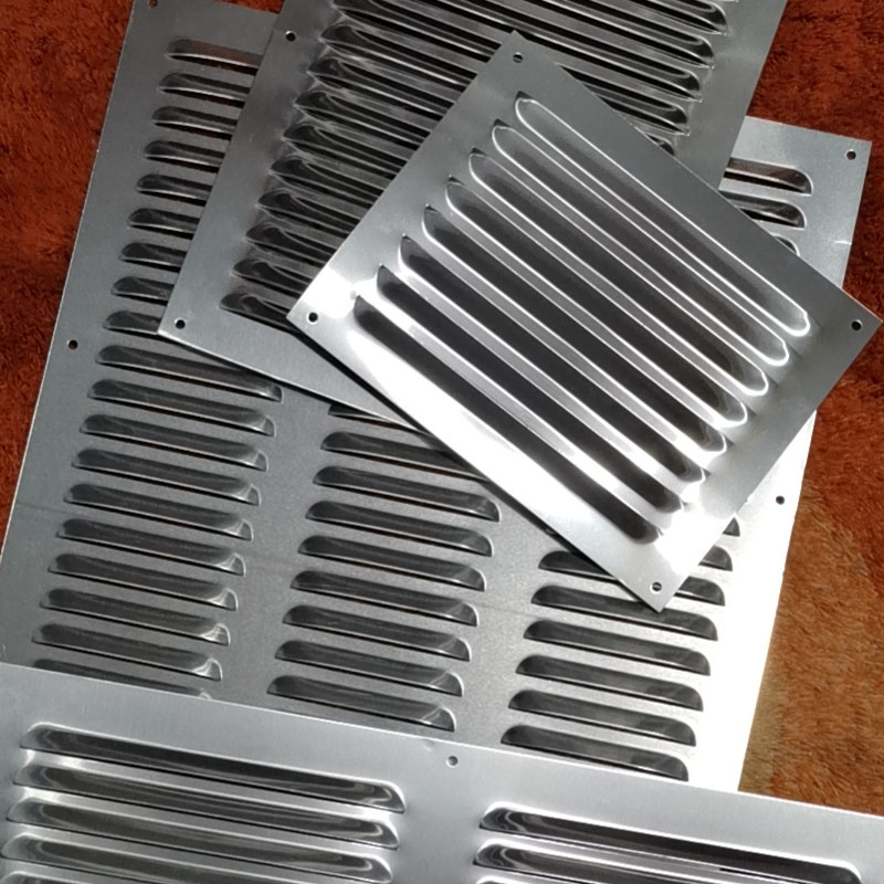 Ventilation Grille Aluminum - より多くのサイズ ライトアルミニウム/304 ルーバーパンチ メタルメッシュ加熱換気マスク 正方形エアベントグリル グリルカバープレート
