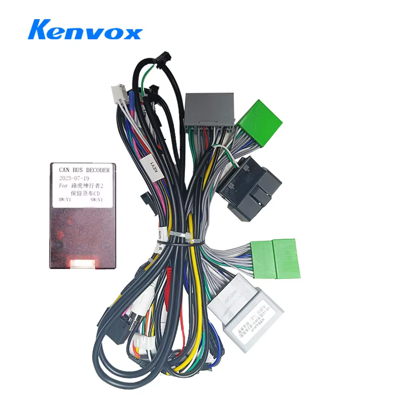 Audio Cable Rca - KENVOX 16ピン 車用ワイヤーハーネス Canbusボックス Androidラジオ ステレオ電源ケーブル