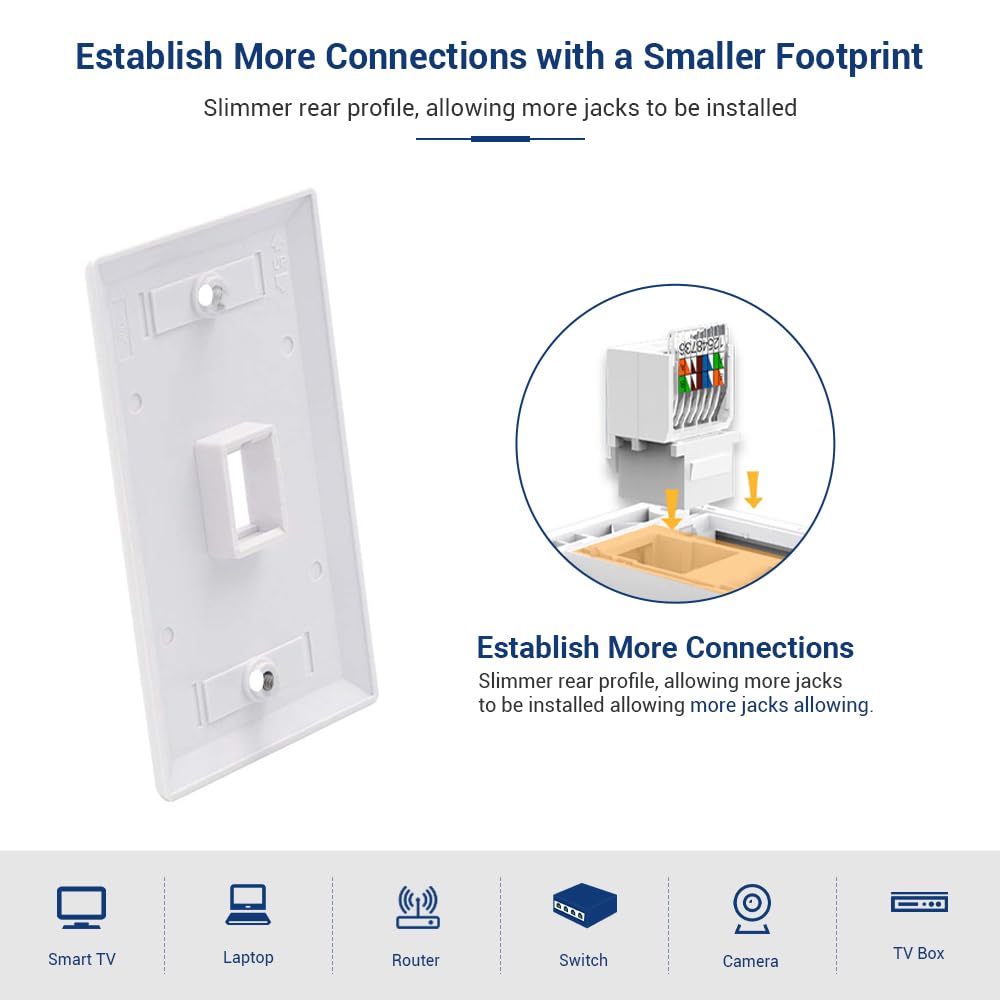 RJ45ネットワークモジュール RJ45コネクタ情報ソケット - Rj45 Jack のレビューと価格