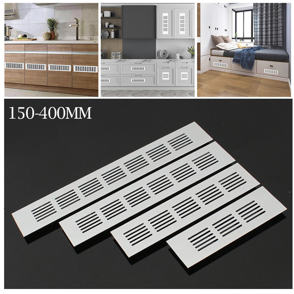 60 ミリメートルアルミ長方形キャビネットワードローブエアベ - Ventilation Grille Aluminum のレビューと価格