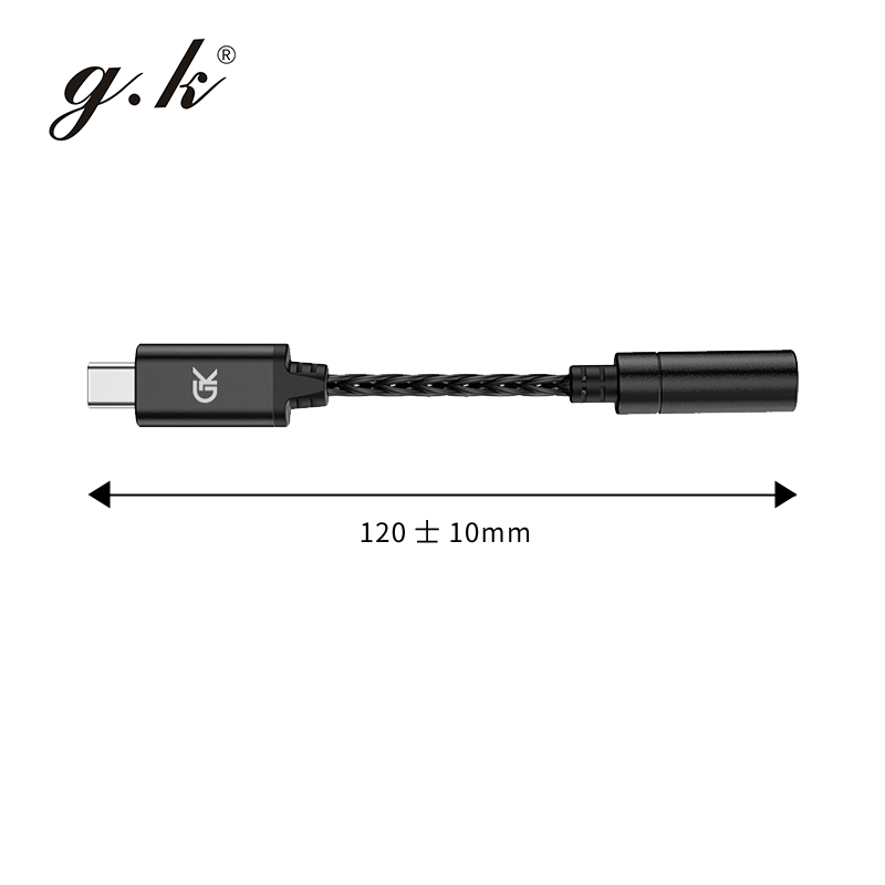 GK X1 イヤホンアダプター Type-C to 3.5m - Audio Dac のレビューと価格