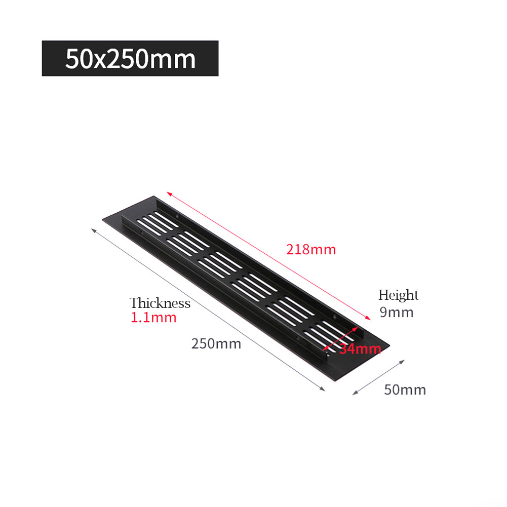 部品アクセサリー家庭用エアベントグリル壁換気カバー 50*1 - Ventilation Grille Aluminum のレビューと価格