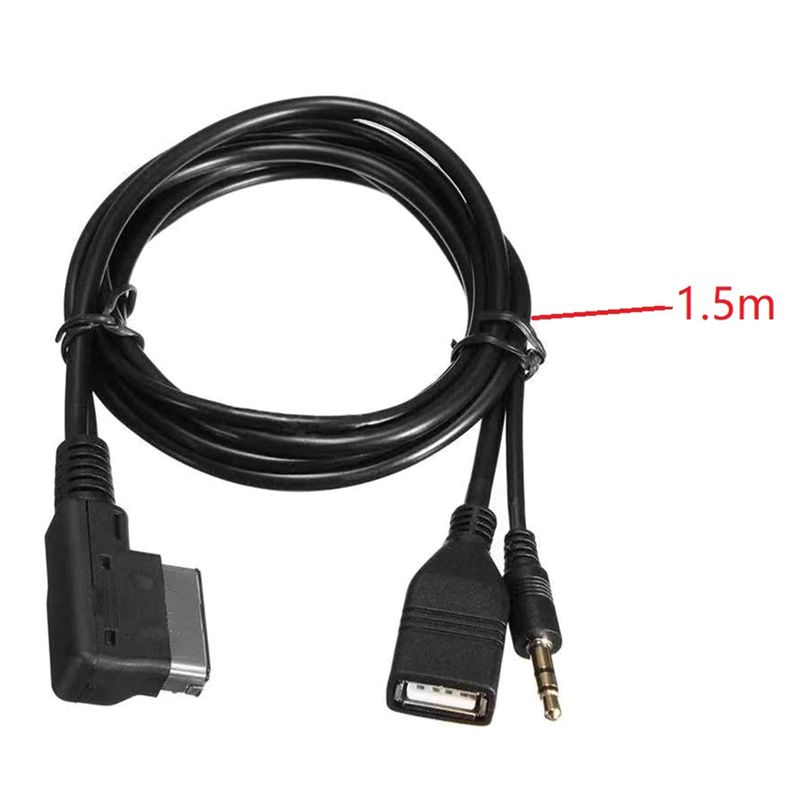 耐久性のあるカーオーディオケーブル USBカーコンバージョン - Mdi Cable のレビューと価格
