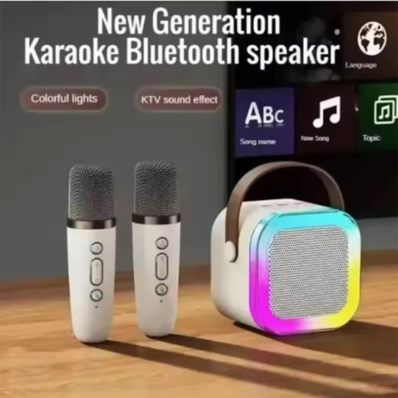 K12カラオケマシン ポータブルBluetooth 5.0  - Microphone Capsule のレビューと価格