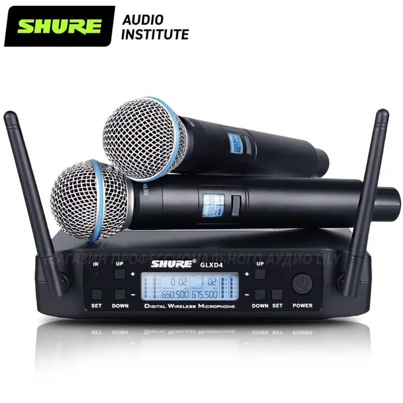 Shure GLXD4 BETA 58A プロフェッショナル - Ribbon Microphone のレビューと価格