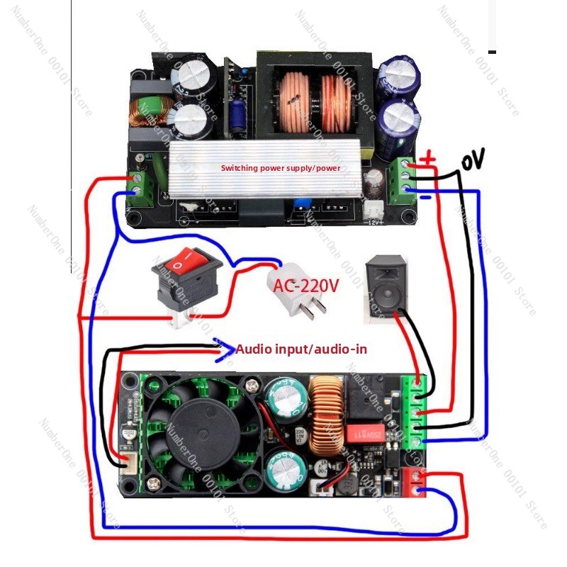 500W IRS2092S クラスDモノラルアンプボード、ス - Hifi Amplifier Board のレビューと価格