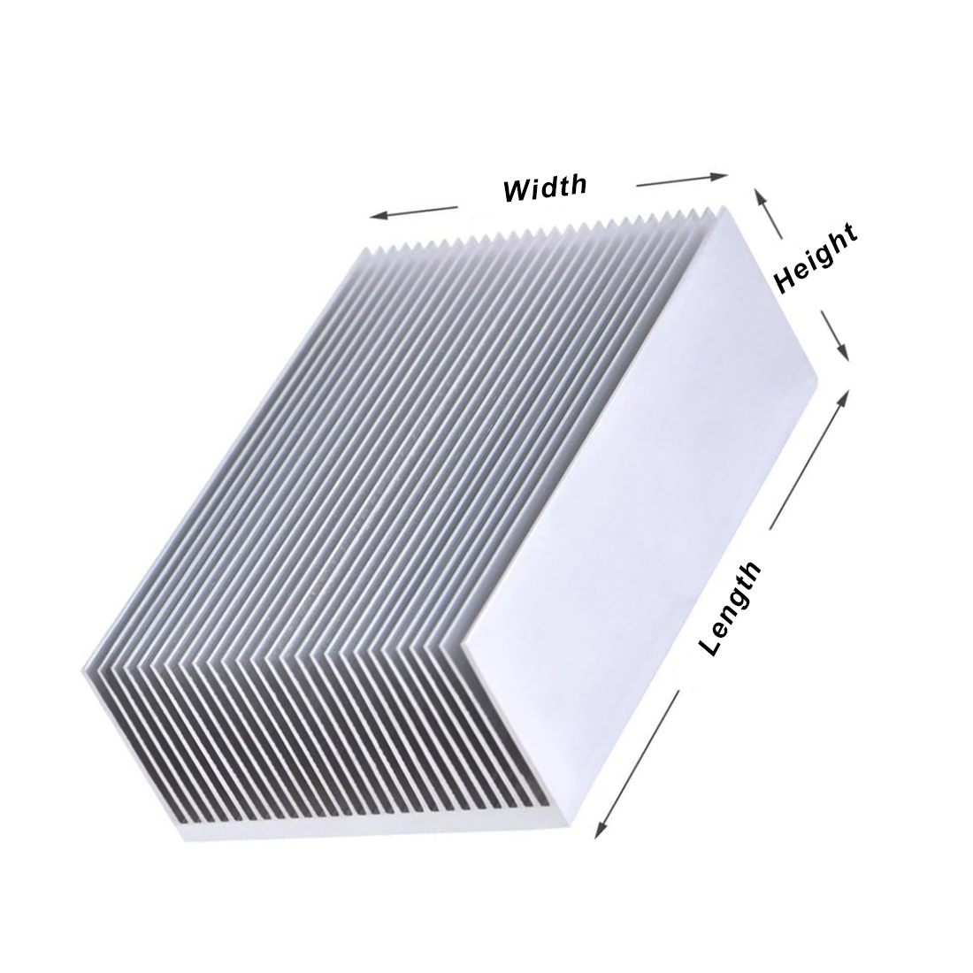 50x60x26mm — 300x60x26mm 高出力 L - Heatsink Aluminum のレビューと価格