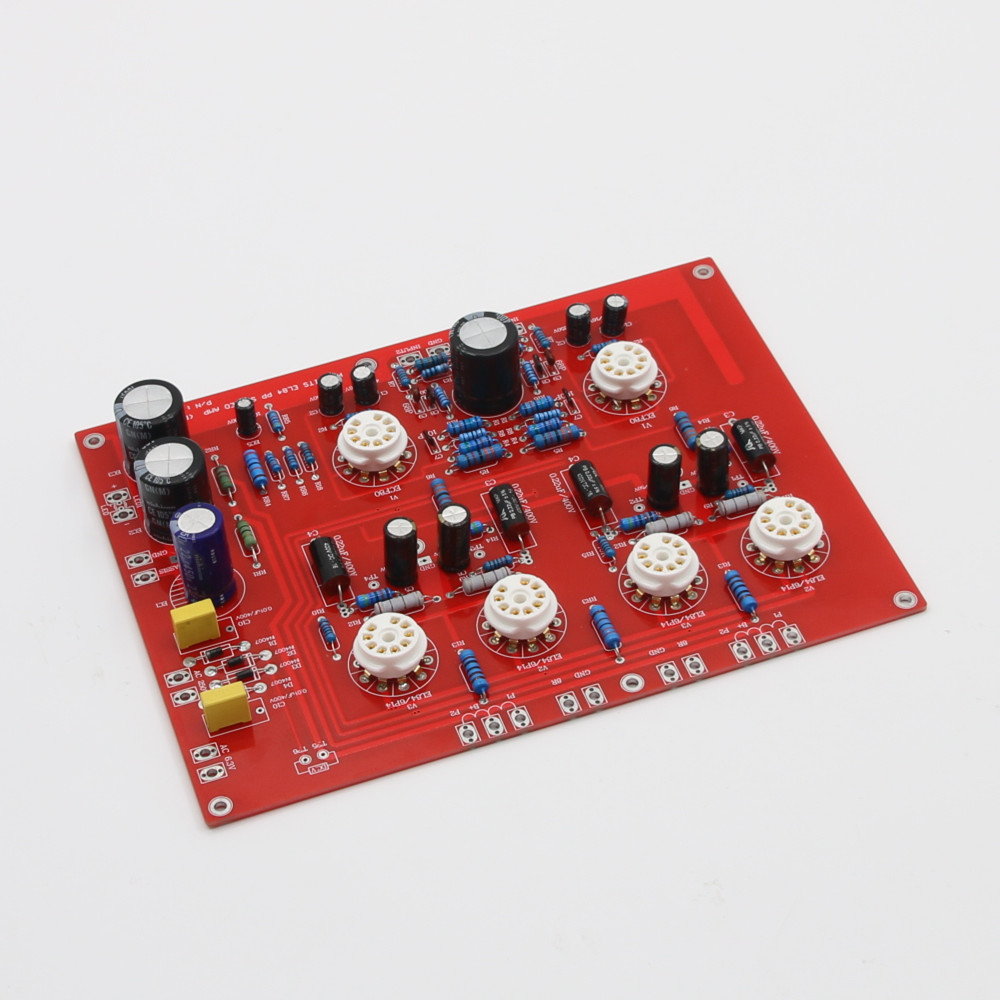 HiFi EL84+ECF80 ステレオ プッシュプルアンプ - Hifi Amplifier Board のレビューと価格
