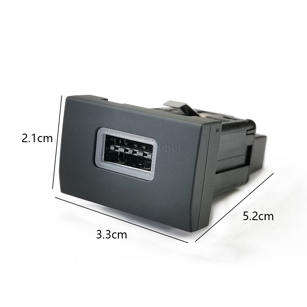 1PC 車用USB入力アダプターソケット オーディオラジオ  - Audio Interface のレビューと価格