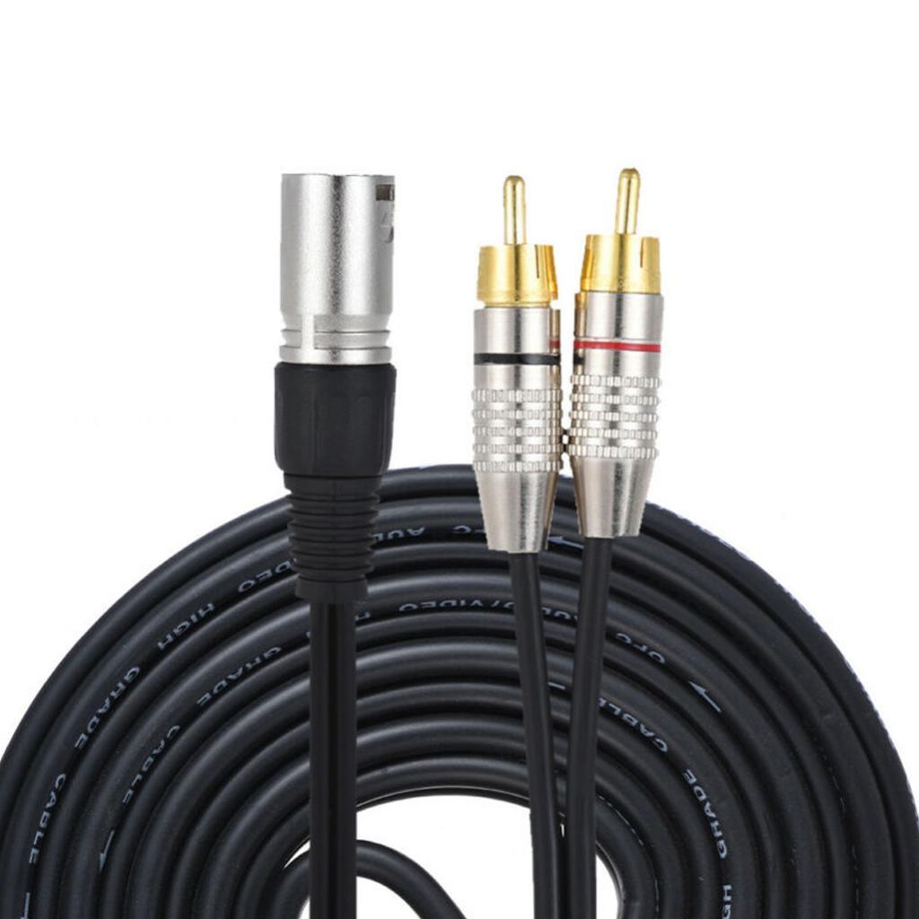 XLRオーディオ分配ケーブル、RCAデュアルオスコネクター、 - Audio Cable Rca のレビューと価格