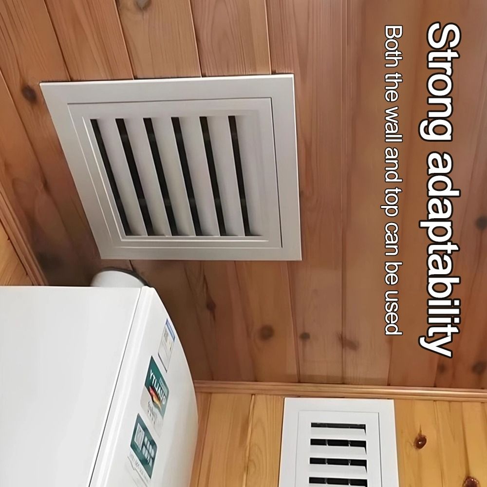 新しいアルミ合金製エアベントグリル、白い正方形の切妻型ベント - Ventilation Grille Aluminum のレビューと価格