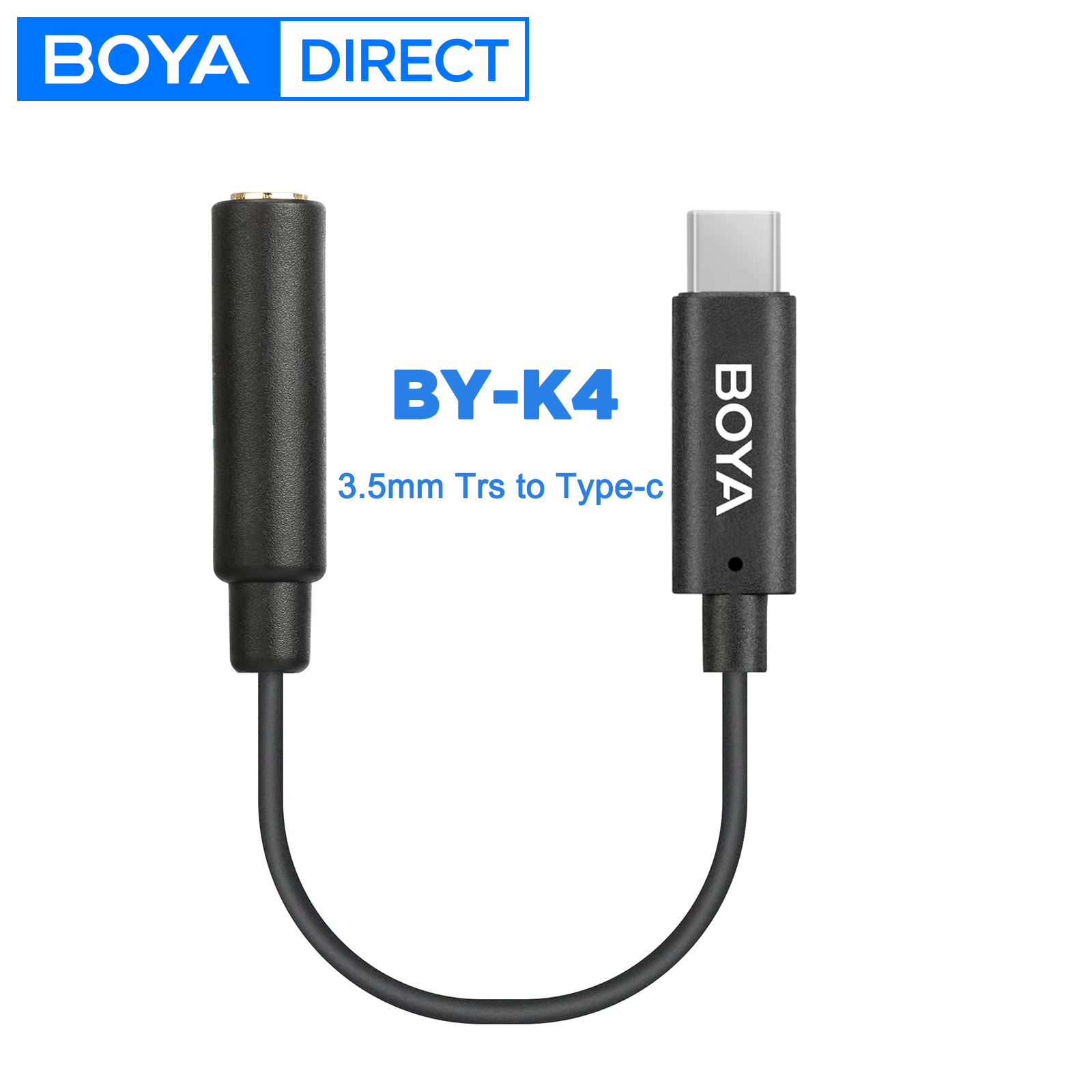 BOYA BY-K4 6cm 3.5mm TRSメス - T - Trs Cable のレビューと価格
