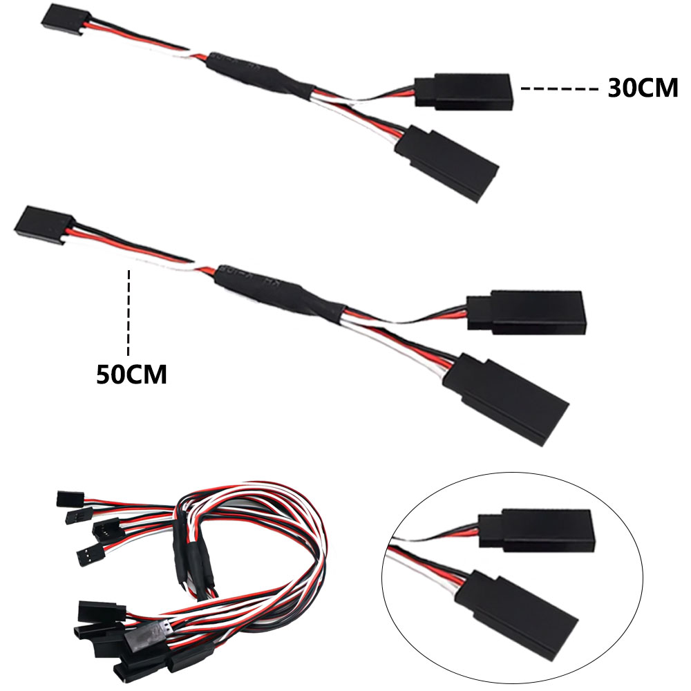 5/8/10 個 RC サーボ Y 延長ケーブル 300 ミ - Rca Cable のレビューと価格