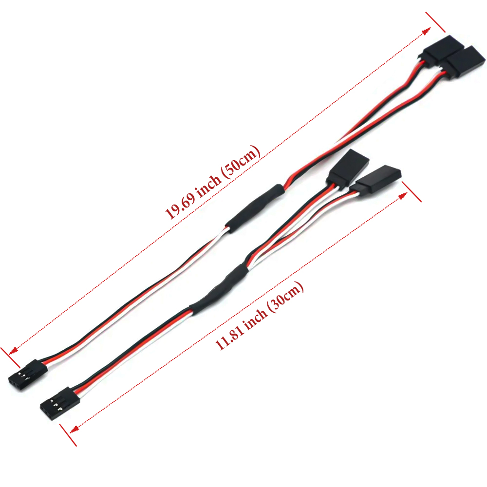 5/8/10 個 RC サーボ Y 延長ケーブル 300 ミ - Rca Cable のレビューと価格
