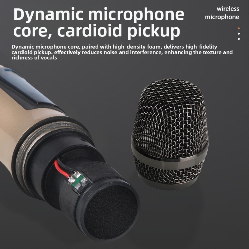 ワイヤレスマイク 2 チャンネル UHF デュアルハンドヘル - Ribbon Microphone のレビューと価格