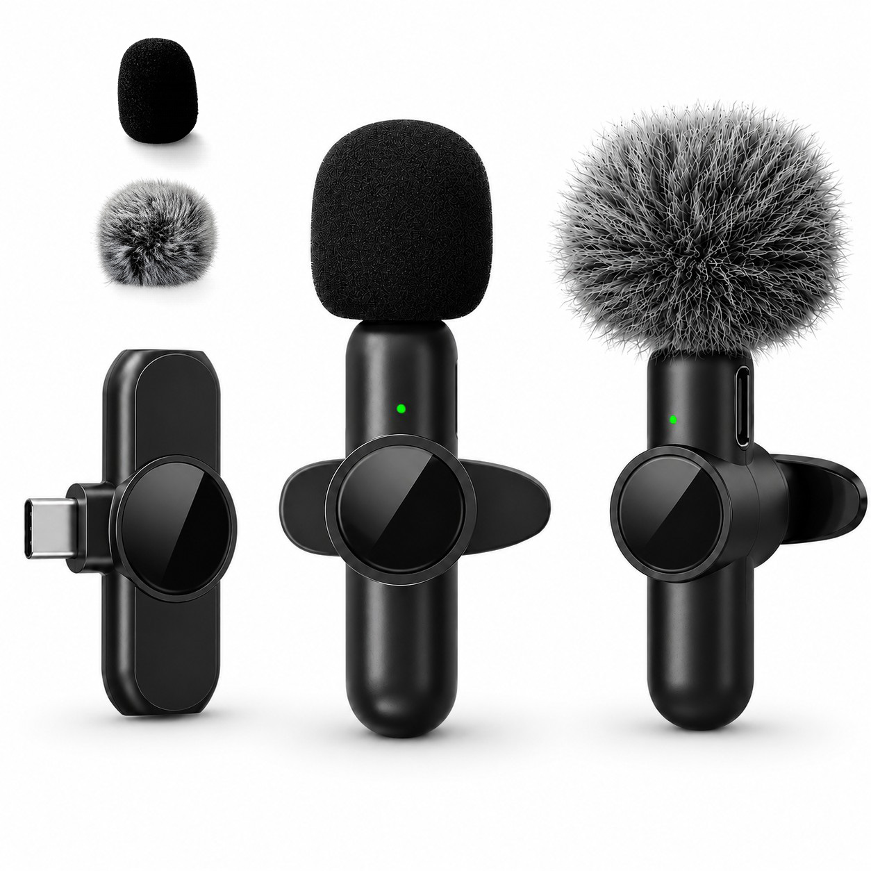 ワイヤレスラペルマイク、ノイズキャンセリング機能搭載、Vlo - Microphone Capsule のレビューと価格