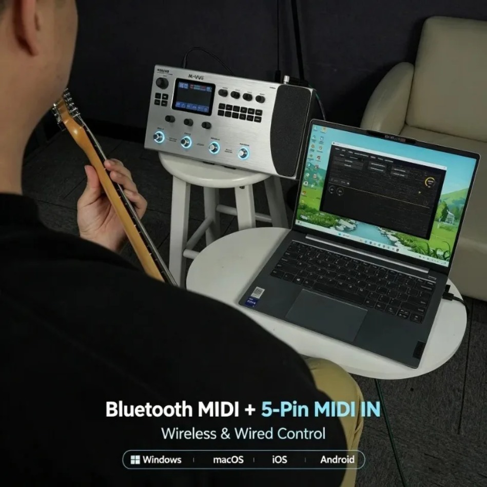M-VAVE MK-300 ワイヤレスギターアンプモデラープ - Audio Interface のレビューと価格