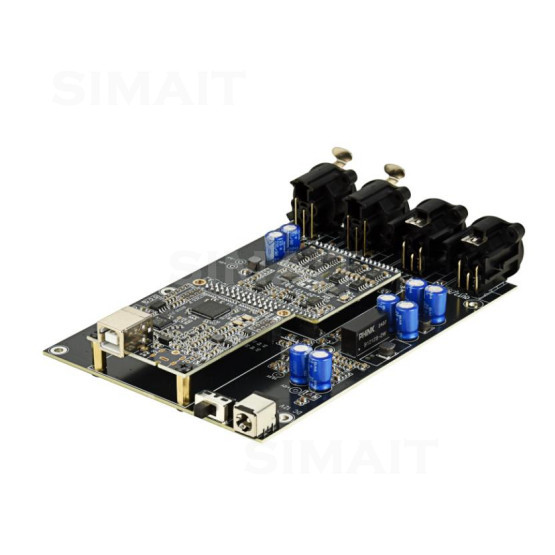 USB ASIO オーディオインターフェース XMOS 2C - Es9018 Dac のレビューと価格