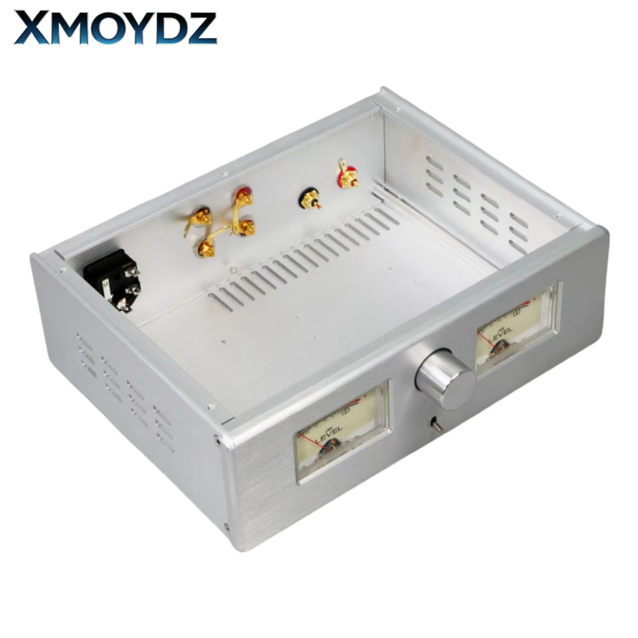 全アルミニウム合金製アンプシャーシ2608。内蔵デュアルVU - Speaker Enclosure のレビューと価格