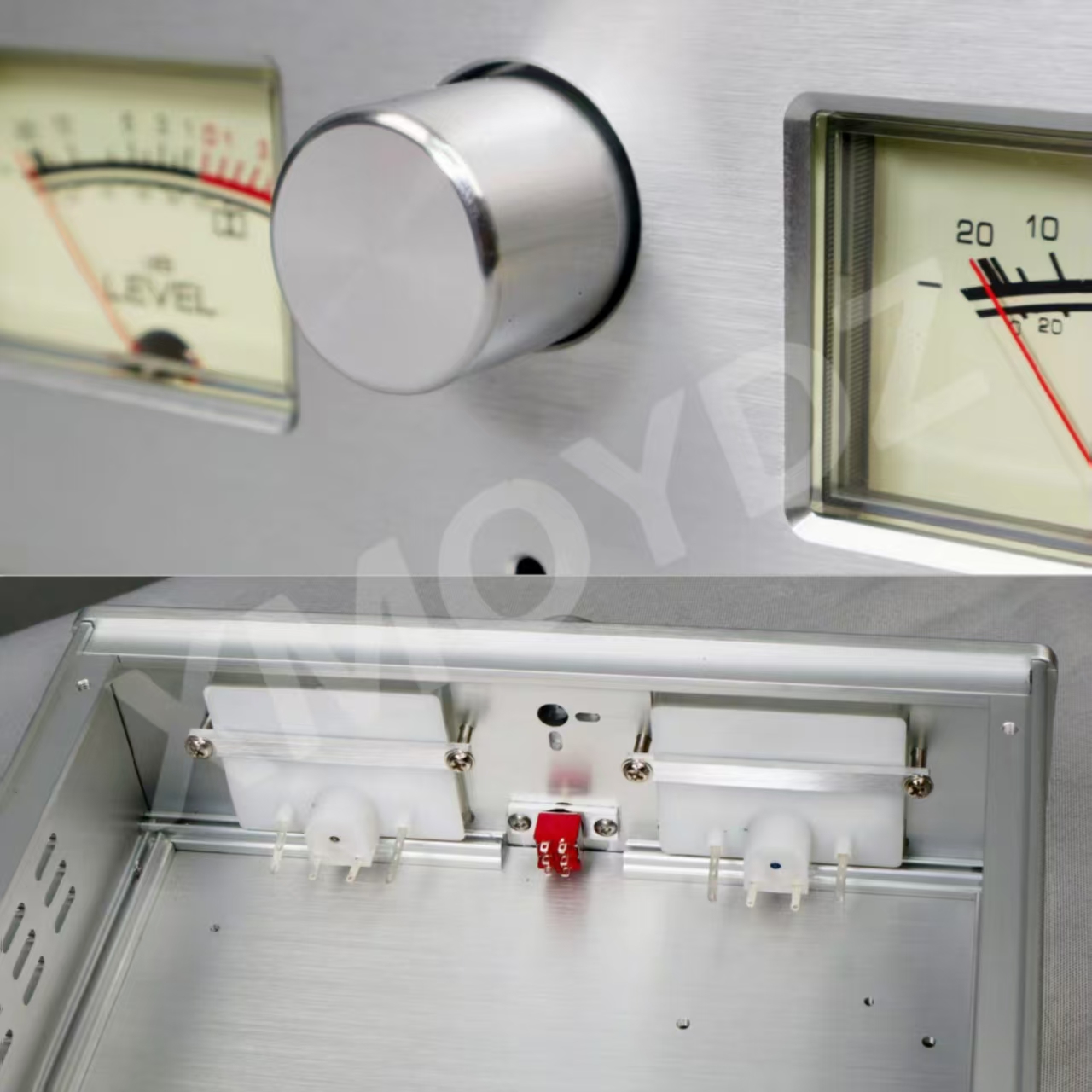 全アルミニウム合金製アンプシャーシ2608。内蔵デュアルVU - Speaker Enclosure のレビューと価格