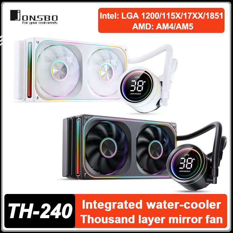 JONSBO TH-240 CPU 水冷クーラーコールドヘッ - Heatsink Aluminum のレビューと価格