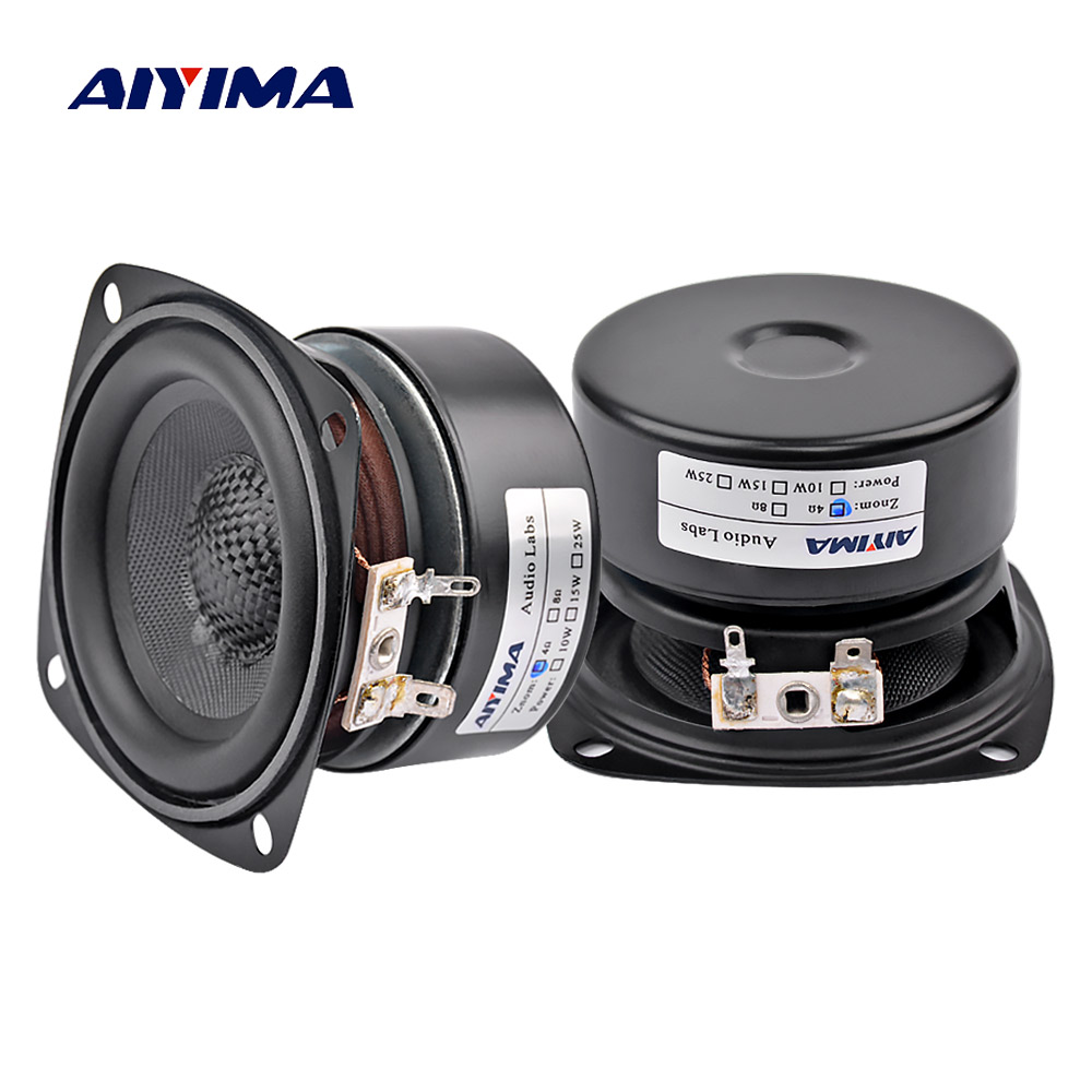 Aiyima 2個3インチオーディオポータブルスピーカーal - Es9018 Dac のレビューと価格
