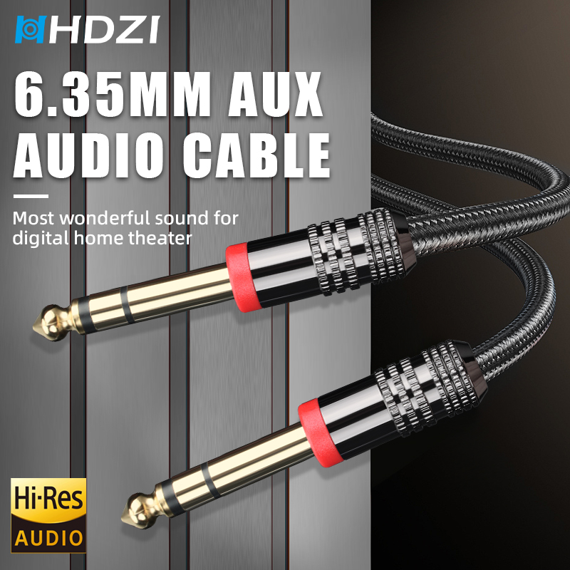 6.35mm TRSギターケーブル ステレオオーディオケーブ - Trs Cable のレビューと価格