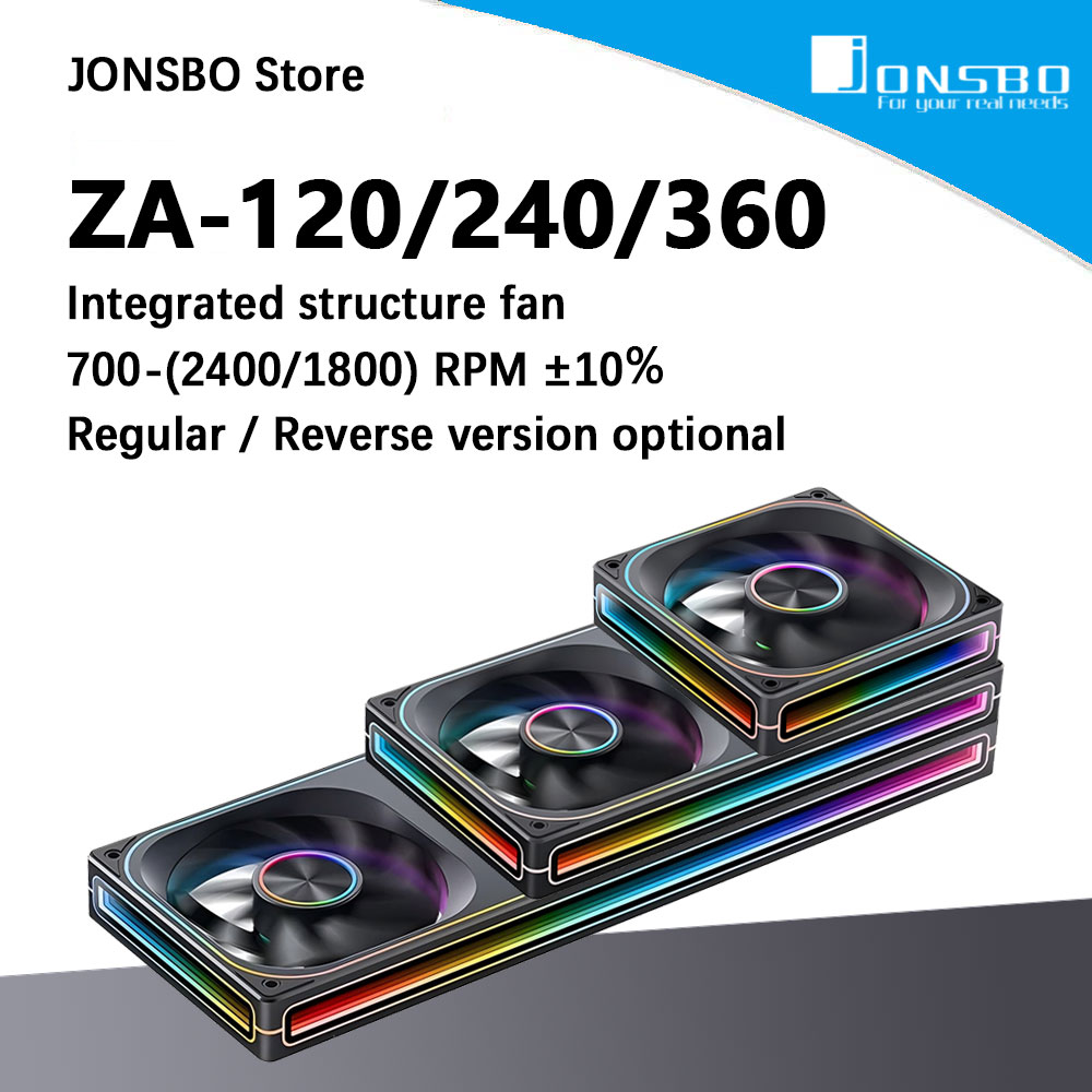 JONSBO ZA-120/240/360 ARGB 12/ - Heatsink Aluminum のレビューと価格