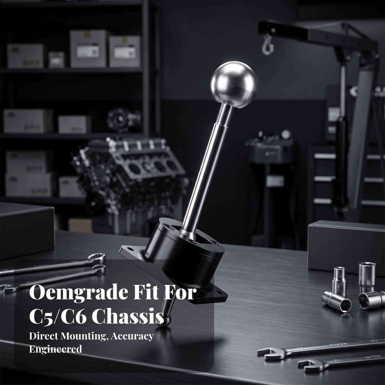 ショートシフターアセンブリ交換用ショートシフター、ギアセレク - Knob Aluminum のレビューと価格