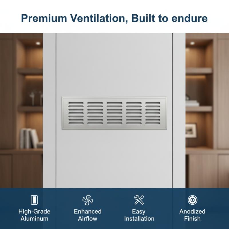 アルミニウム合金製換気グリル エアベントカバー 放熱ベントパ - Ventilation Grille Aluminum のレビューと価格