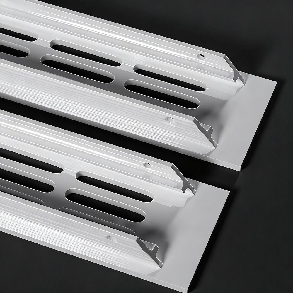 アルミニウム合金製キャビネット換気口カバー、長方形、幅30m - Ventilation Grille Aluminum のレビューと価格