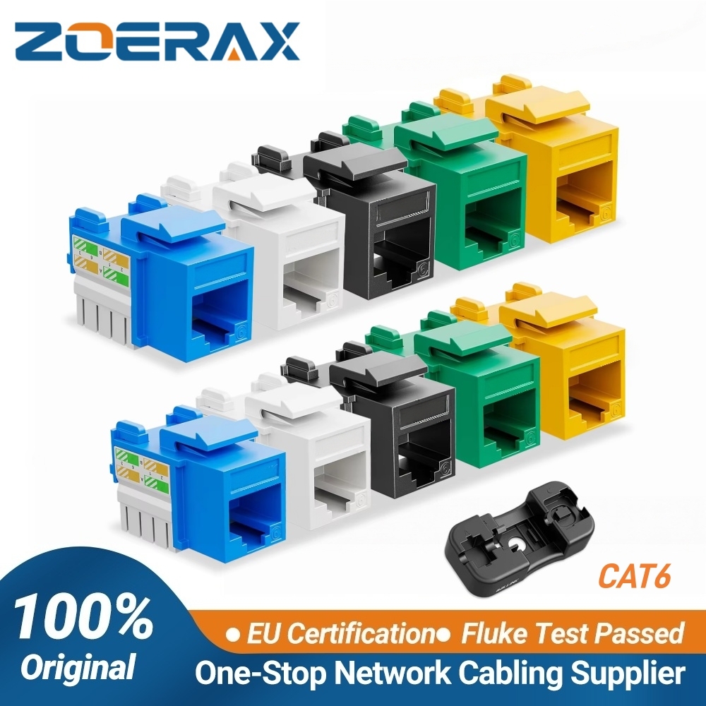 ZoeRax 10 パック RJ45 キーストーン ジャック - Rj45 Jack のレビューと価格