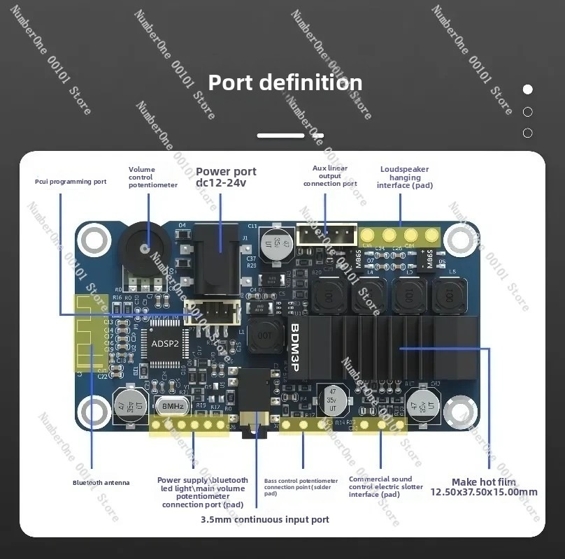 BDM3P ポータブル Bluetooth 5.3 アンプ、 - Diy Speaker のレビューと価格